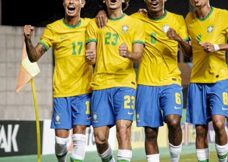 Brasil estreia com goleada no Torneio Internacional Sub-20