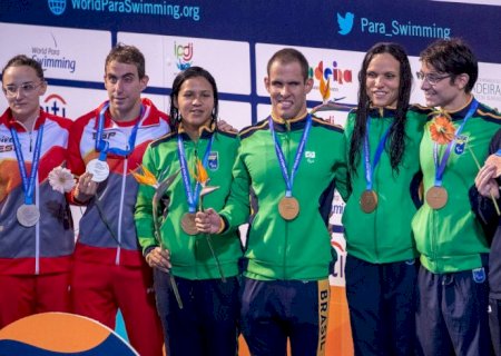 Dois ouros marcam penúltimo dia do Mundial de natação paralímpica