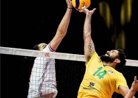Vôlei do Brasil perde da França na Liga das Nações