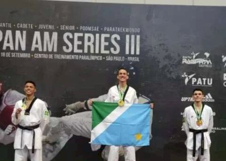 Lutador de MS garante vaga no Pan-Americano de Taekwondo