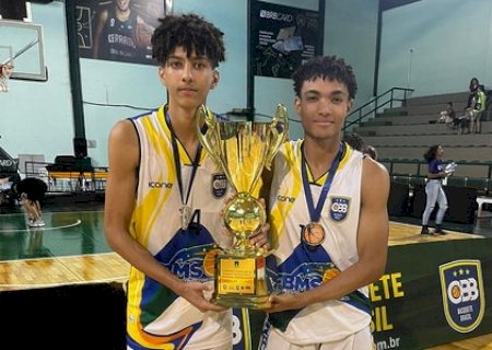 Atletas de Nova Andradina são campeões pela Seleção Sul-mato-grossense de Basquete em Brasília