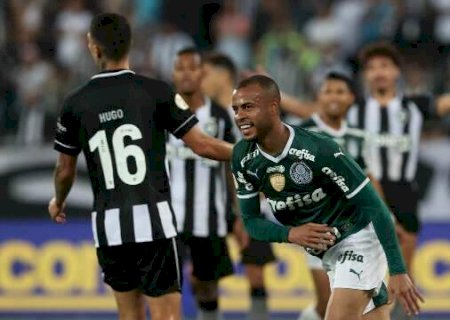 Botafogo abre placar, mas acaba perdendo de 3 a 1 para o Palmeiras
