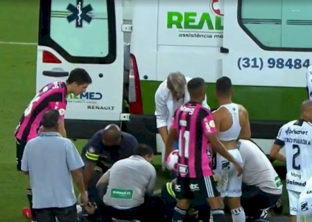 Exames apontam concussão cerebral de Richard após bolada em Atlético-MG x Ceará