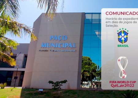 Decreto municipal altera expediente em dias de jogos da Seleção