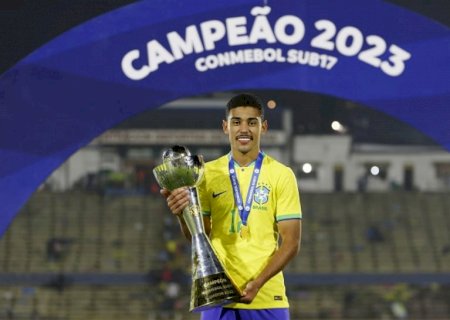 Campeão sub-17 pela Seleção, Riquelme Fillipi volta ao Palmeiras e sonha com ida ao profissional: 'Na hora certa'