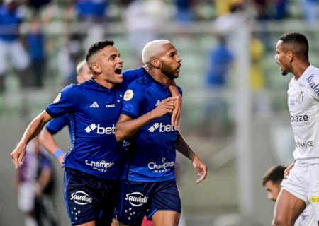 João Paulo falha duas vezes e Santos para o Cruzeiro por 2 a 1 pelo Brasileirão