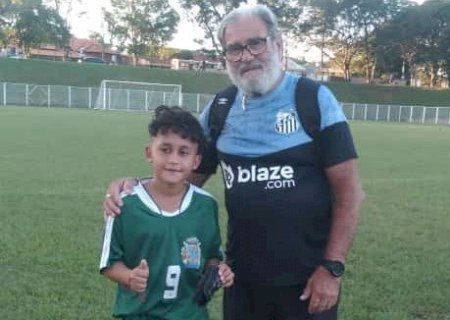 De Nova Andradina, aluno do projeto de futebol de Rosana é escolhido para teste em escolinha do Santos F.C