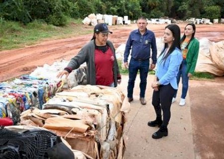 Município de Ivinhema realizou palestra em cooperativa de recicláveis