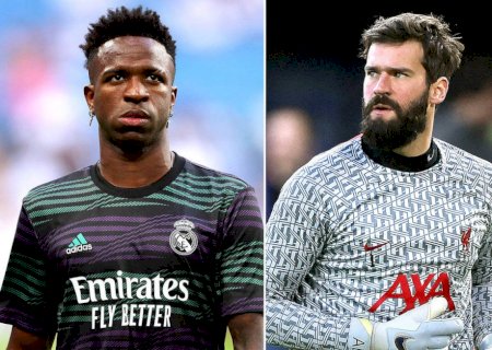 Vini Jr. e Alisson põem o Brasil no pódio de lista anual dos melhores