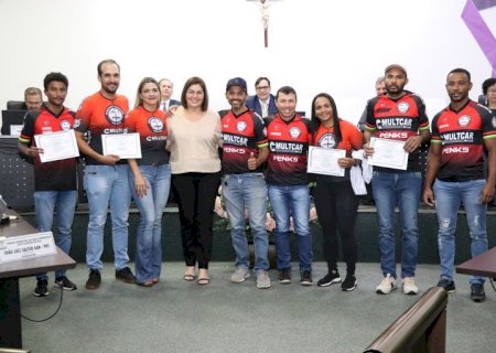 Moção parabeniza atletas medalhistas do ciclismo e do atletismo de Nova Andradina