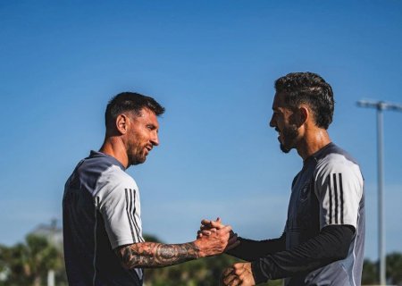 Brasileiro do Inter Miami fala sobre convivência com Messi no clube: 'Espelho para os mais jovens'