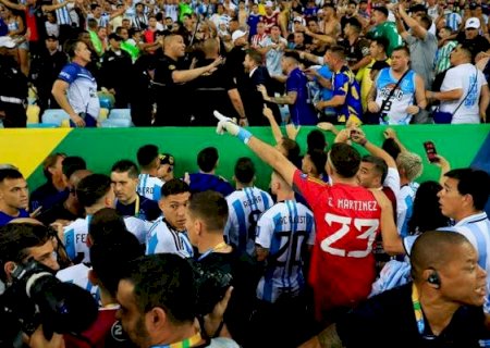 Brasil x Argentina: CBF é multada em R$ 402 mil por confusão em clássico