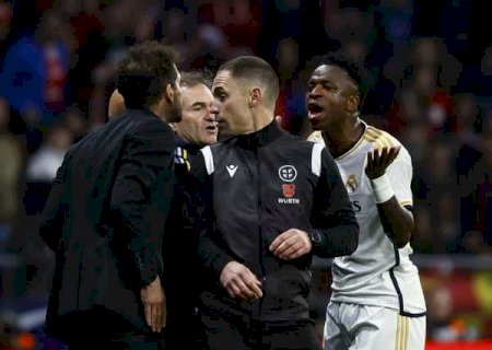 Simeone minimiza atrito com Vinicius Junior: "Coisas do futebol"