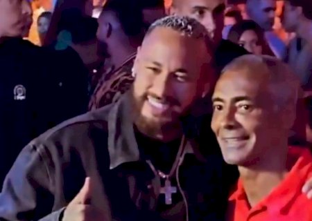 Aparência de Neymar em festa de Romário chama atenção nas redes sociais: ‘Tá enorme’