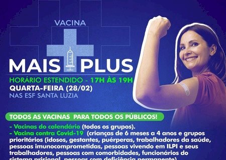 "Vacina Mais Plus": campanha tem horário estendido em Batayporã nesta quarta-feira (28)