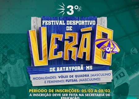 Após sucesso, Festival de Verão continua no fim de semana com futsal e vôlei de quadra