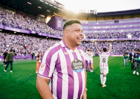 Ronaldo festeja volta do Valladolid à La Liga: 'Lugar de direito'