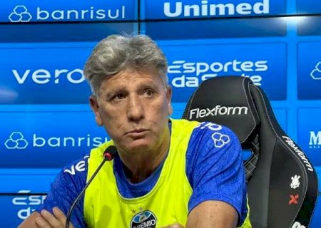 Renato se emociona em retomada do Grêmio em meio à tragédia no RS: "Cabeça está muito ruim"