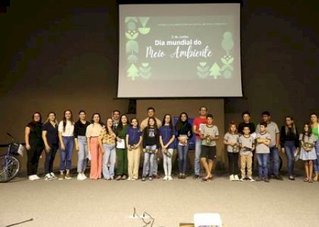Nova Andradina celebra Dia Mundial do Meio Ambiente com premiação dos concursos de Redação e Vídeo