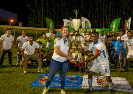 Unibata conquista título do Campeonato de Futebol Society de Nova Andradina