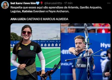 'Legolas brasileiro': vitórias de Marcus D'Almeida e Ana Luiza no tiro com arco rende memes