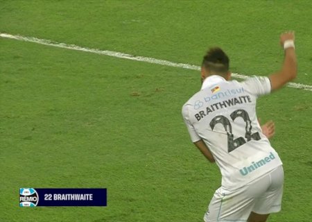 Viralizou: Braithwhaite brilha e rebola no Grêmio, mas falta muito para assistir DVD de Renato