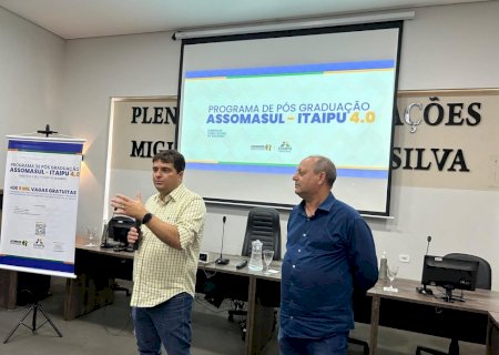 Taquarussu recebeu presidente da Assomasul e apresentou programa de qualificação de servidores públicos