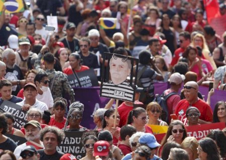 Esquerda realizou ato em São Paulo contra a anistia