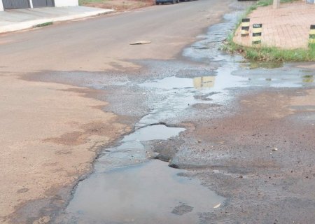 Indicação sugere operação emergencial de tapa-buracos em Nova Andradina