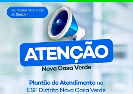 UBS de Nova Casa Verde terá plantão de atendimento durante o feriado de Carnaval