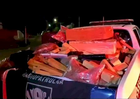 Polícia Militar prende homem com quase 700 kg de drogas em Nova Andradina