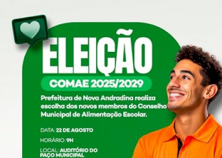 Prefeitura de Nova Andradina realiza eleição para novos conselheiros do COMAE
