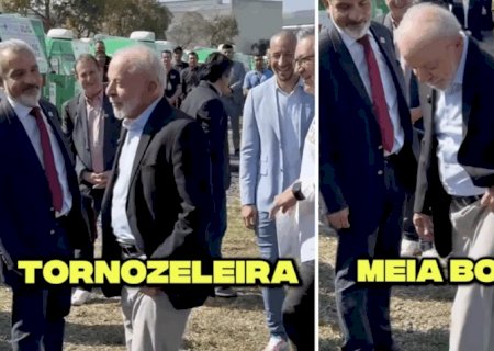 “Tem gente que tem tornozeleira, eu tenho meia bonita', diz Lula
