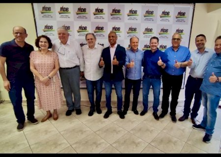 Renato Câmara é confirmado secretário-geral e Moka permanece na presidência do MDB-MS