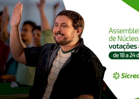 Associados da Sicredi Centro-Sul MS/BA poderão votar digitalmente nas Assembleias de Núcleo entre 18 e 24 de setembro