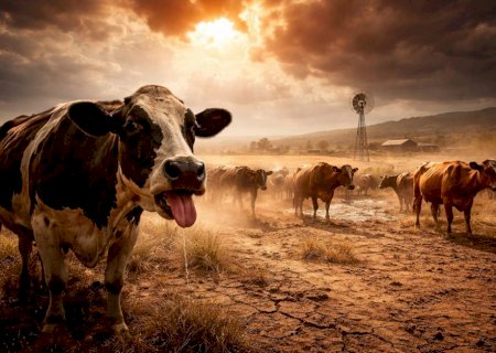 Estresse térmico no gado: calor extremo ameaça a pecuária do futuro