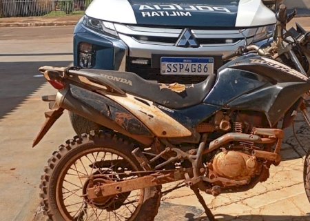 Polícia Militar recupera motocicleta poucas horas após furto em Batayporã