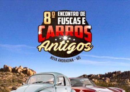 8º Encontro de Fuscas e Carros Antigos acontece neste fim de semana em Nova Andradina