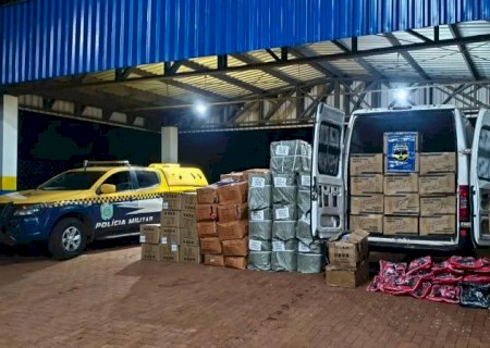 Carga de R$ 180 mil em mercadorias estrangeiras é apreendida na MS-162; dupla é detida em Maracaju