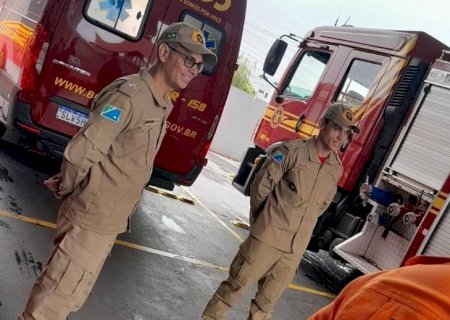 8º Grupamento de Bombeiros Militar recebe o 2º Tenente BM Araldo, natural de Nova Andradina